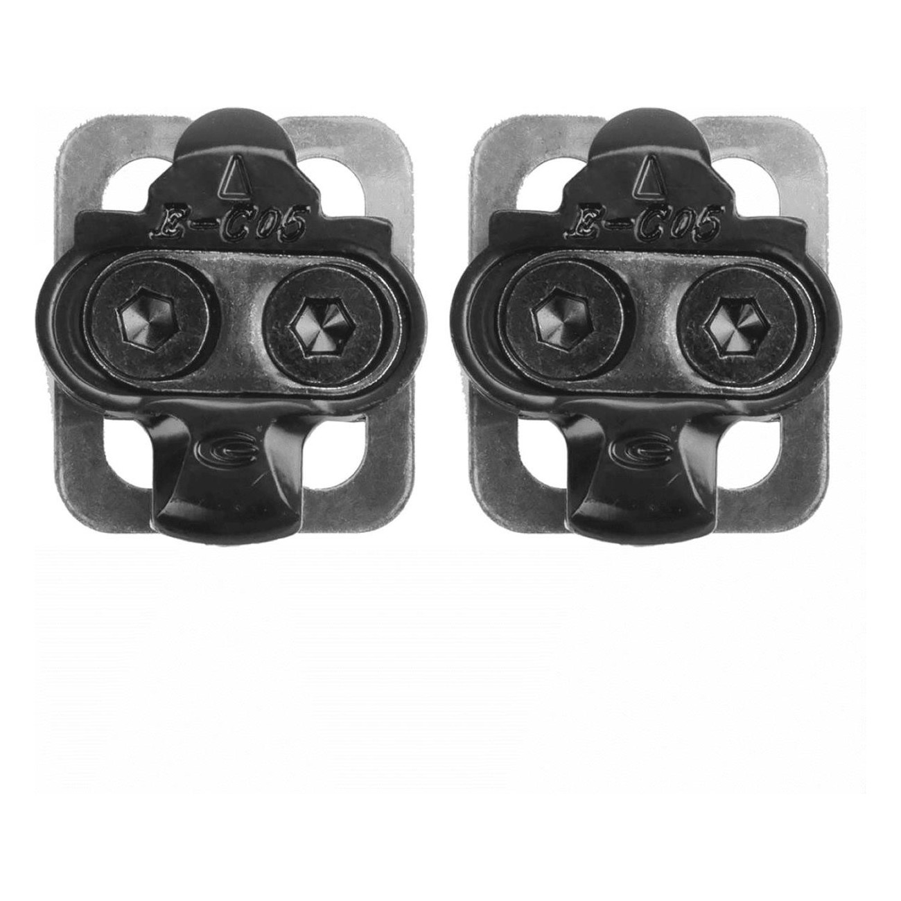 Tacche Pedali Exustar E-C05F Compatibles con Shimano SPD para Offroad - 1