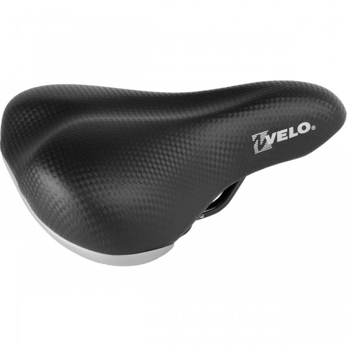 Velo Children's Saddle 12-16' Black 206x153 mm with Clamp and Abrasion Protection - 1