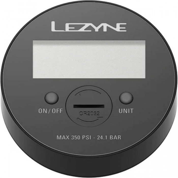 Manómetro Digital Lezyne 350 PSI, Pantalla 3,5' Negro para Bombas de Suelo - 1