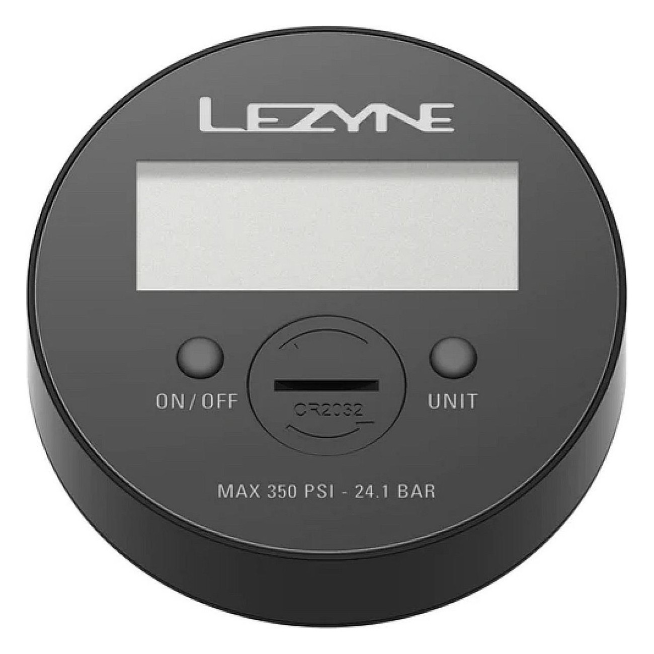 Manómetro Digital Lezyne 350 PSI, Pantalla 3,5' Negro para Bombas de Suelo - 1