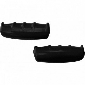 Manopole per Biciclette in Gomma Rigida 102mm, Nero - 5 Coppie - 1 - Manopole - 8005586212986