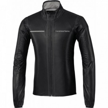 Chaqueta Impermeable Transpirable Nano Rain Corsa Negro S - Ideal para Corredores - 1