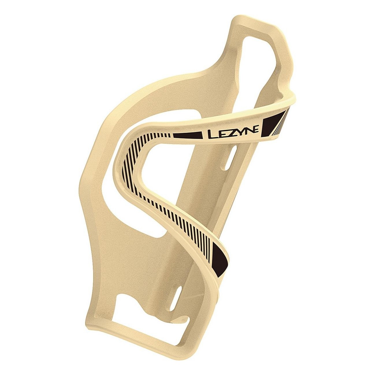 Lezyne Flow Cage SL-L Composite Bottle Cage, Matte Light Brown, Side Load - 1