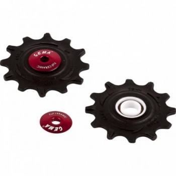 Poulies en céramique Sram XX1/XO1 - Compatibles 10/11s - Noir - 2