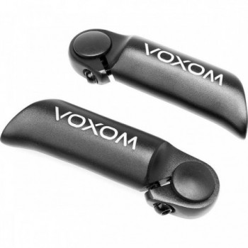 Voxom BE1 Lenkerverlängerungen aus Aluminium Schwarz 96mm - Ergonomisches Paar - 1