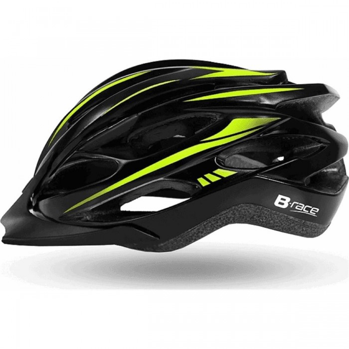 Granith In-Mold Helmet Black/Lime Size M (54-58 cm) - EN1078 Certified - 1