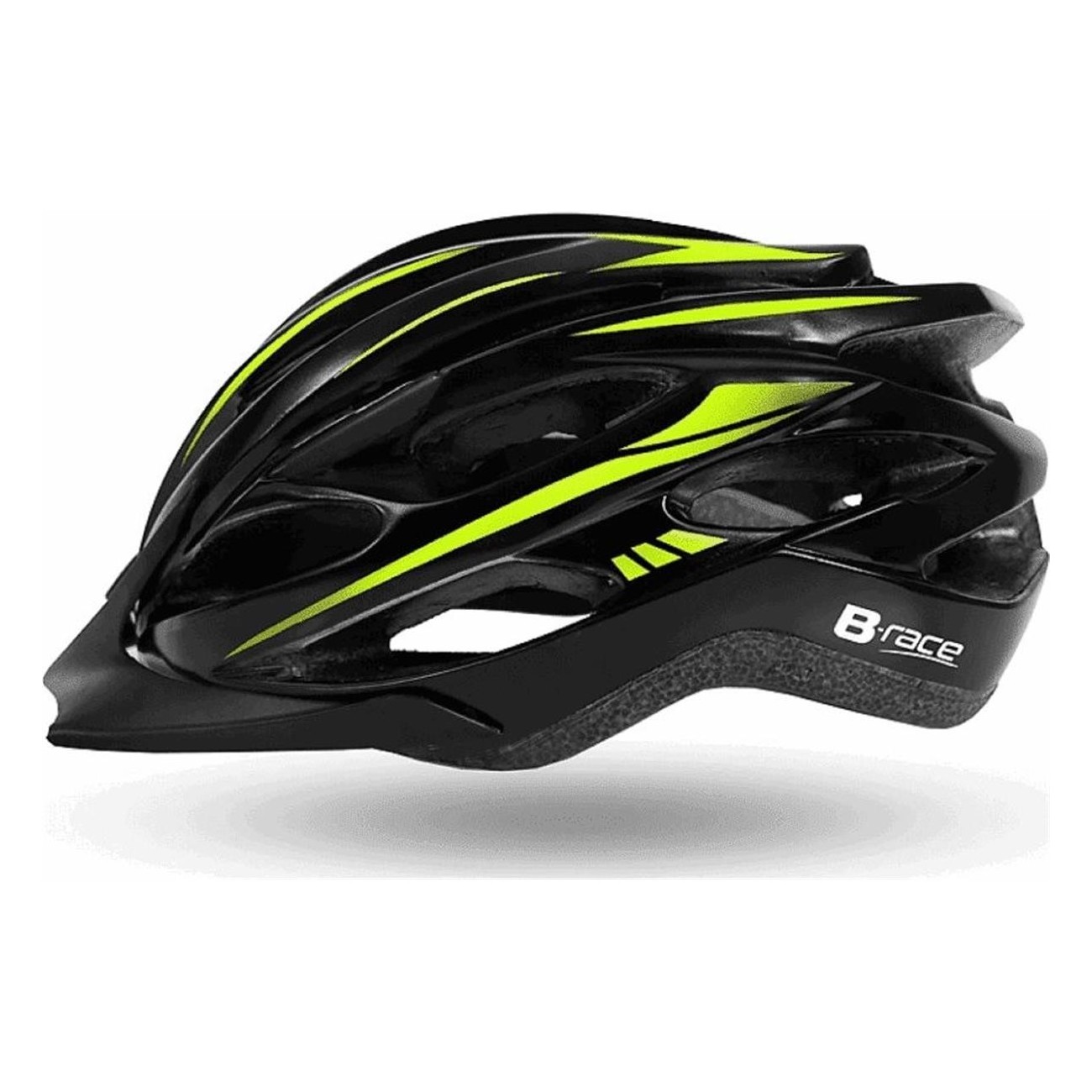 Casque Granith In-Mold Noir/Lime Taille M (54-58 cm) - Certifié EN1078 - 1