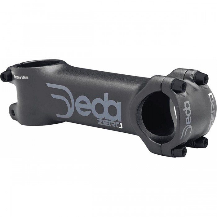 Deda ZERO Handlebar Stem 31.7x120mm Aluminum 6061, 83°, 145g, Black on Black - 1