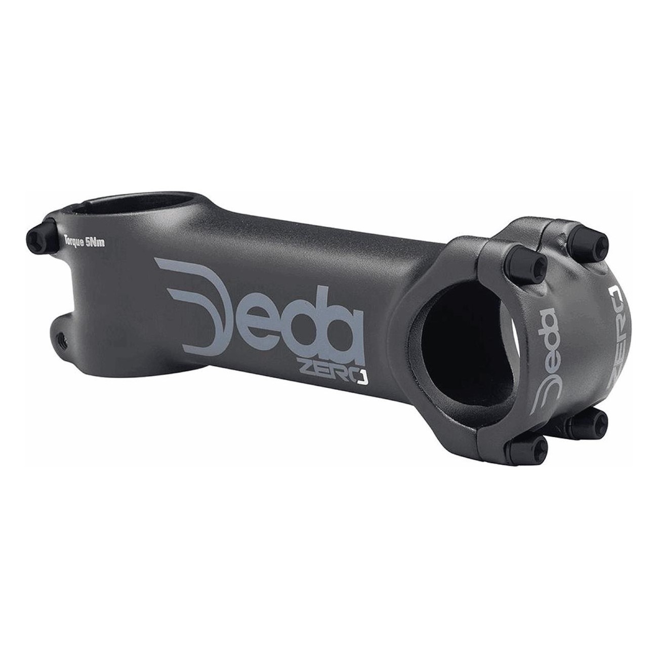 Attacco Manubrio Deda ZERO 31,7x120mm Alluminio 6061, 83°, 145g, Black on Black - 1 - Attacchi manubrio - 8059265683772