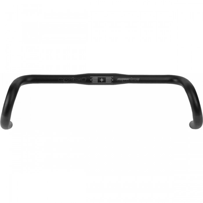 Black Aluminum Randonneur Handlebar 31.8mm x 440mm for Gravel Bikes - 1