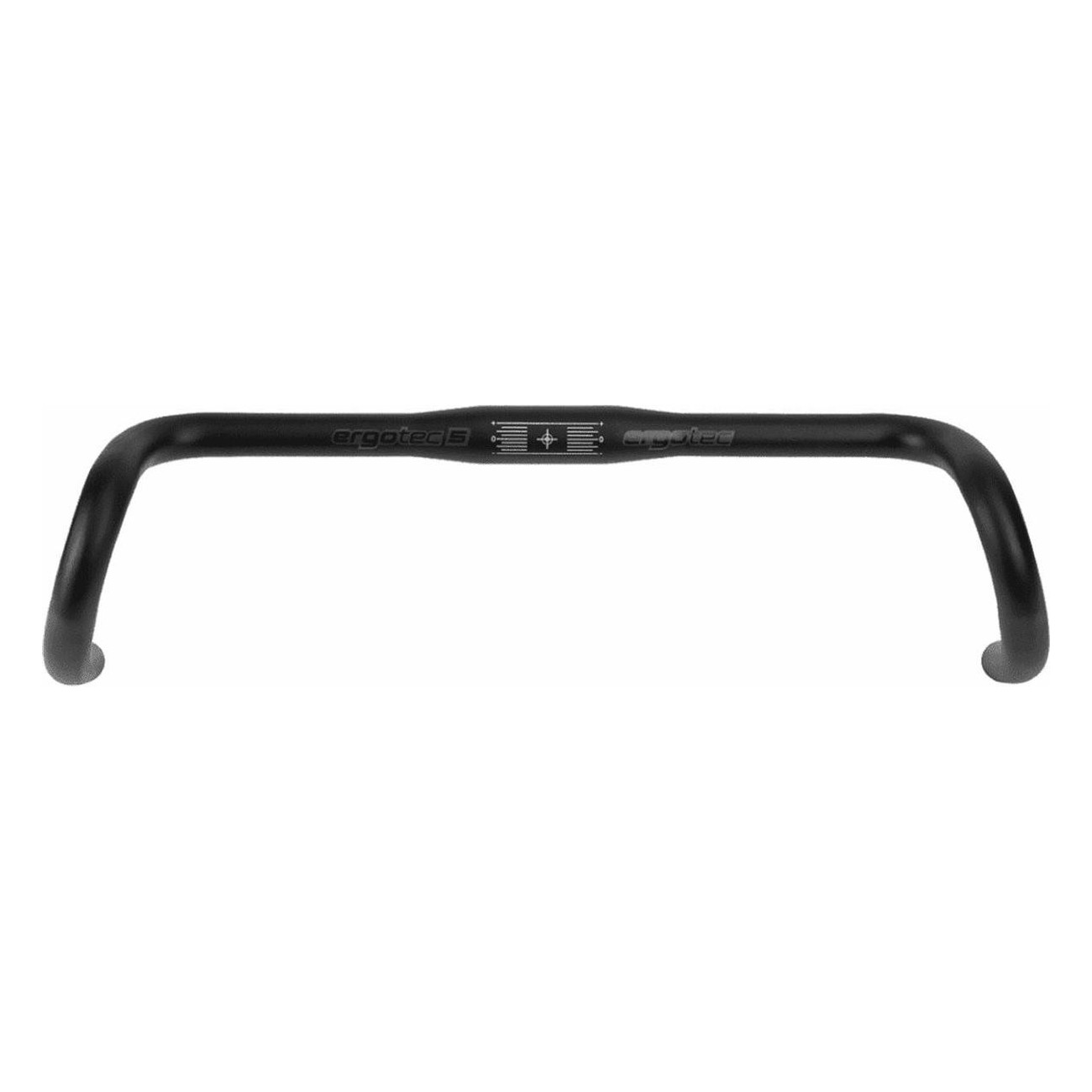 Randonneur Lenker aus Aluminium Schwarz 31.8mm x 440mm für Gravel Bikes - 1