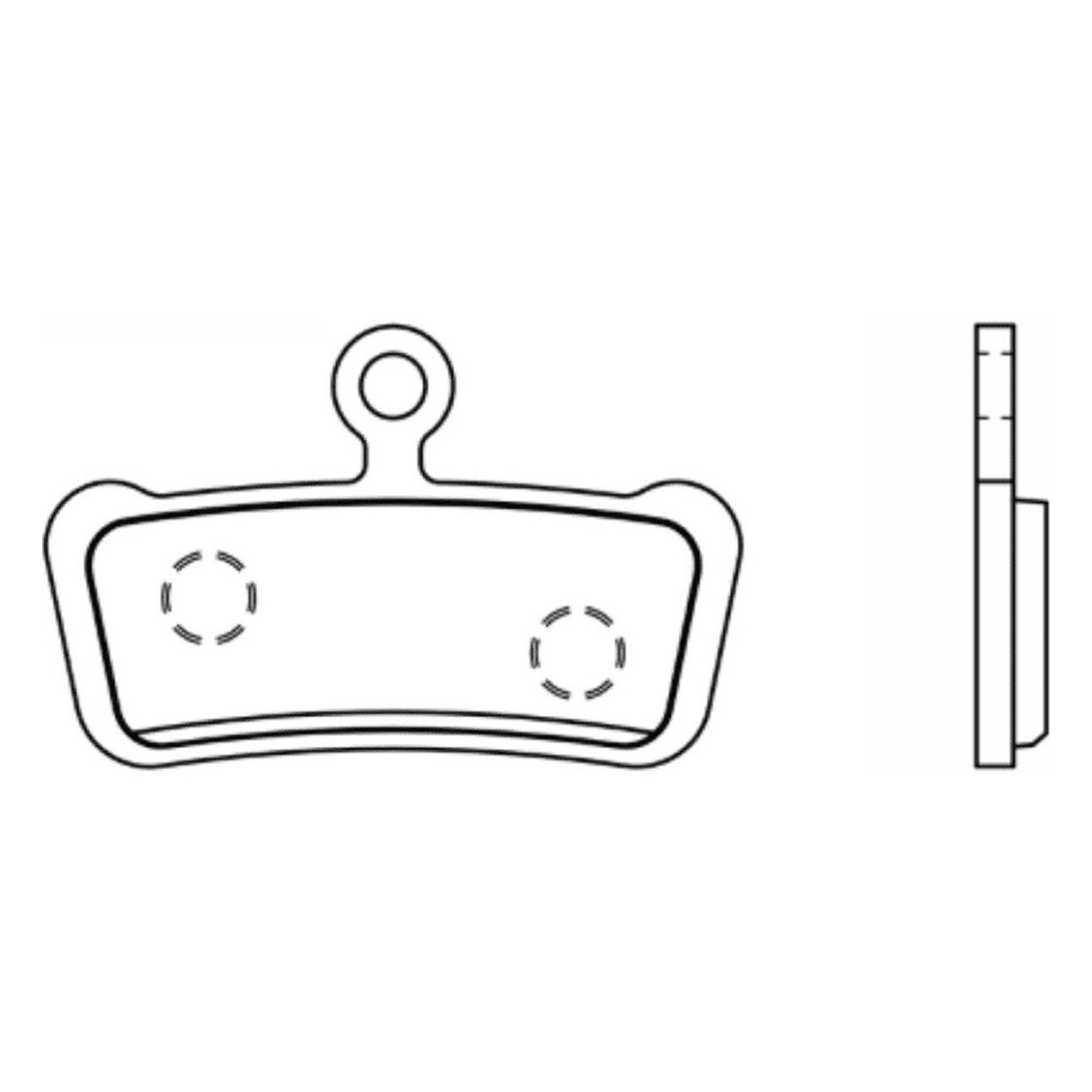 Semi-Metallic Brake Pads for SRAM Guide & Avid X0 Trail - Compatible Models - 1