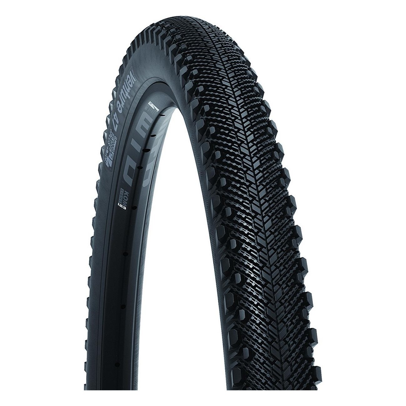 Pneumatico WTB Venture 650 x 47 Road TCS 120 TPI Dual DNA SG2 per Gravel e Bikepacking - 1 - Copertoni - 0714401108431