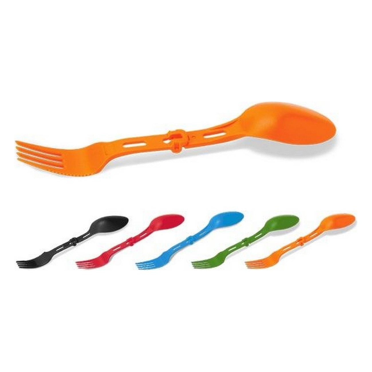 Spork Pliable Eat BLACK CONCEPT: Ustensile Léger et Compact pour Randonnée - 2