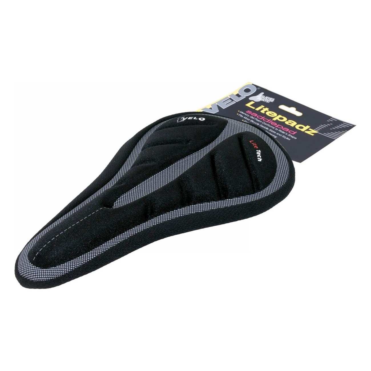 VELO LiteTECH Black Saddle Cover 270x165 mm on Eurocard - 2