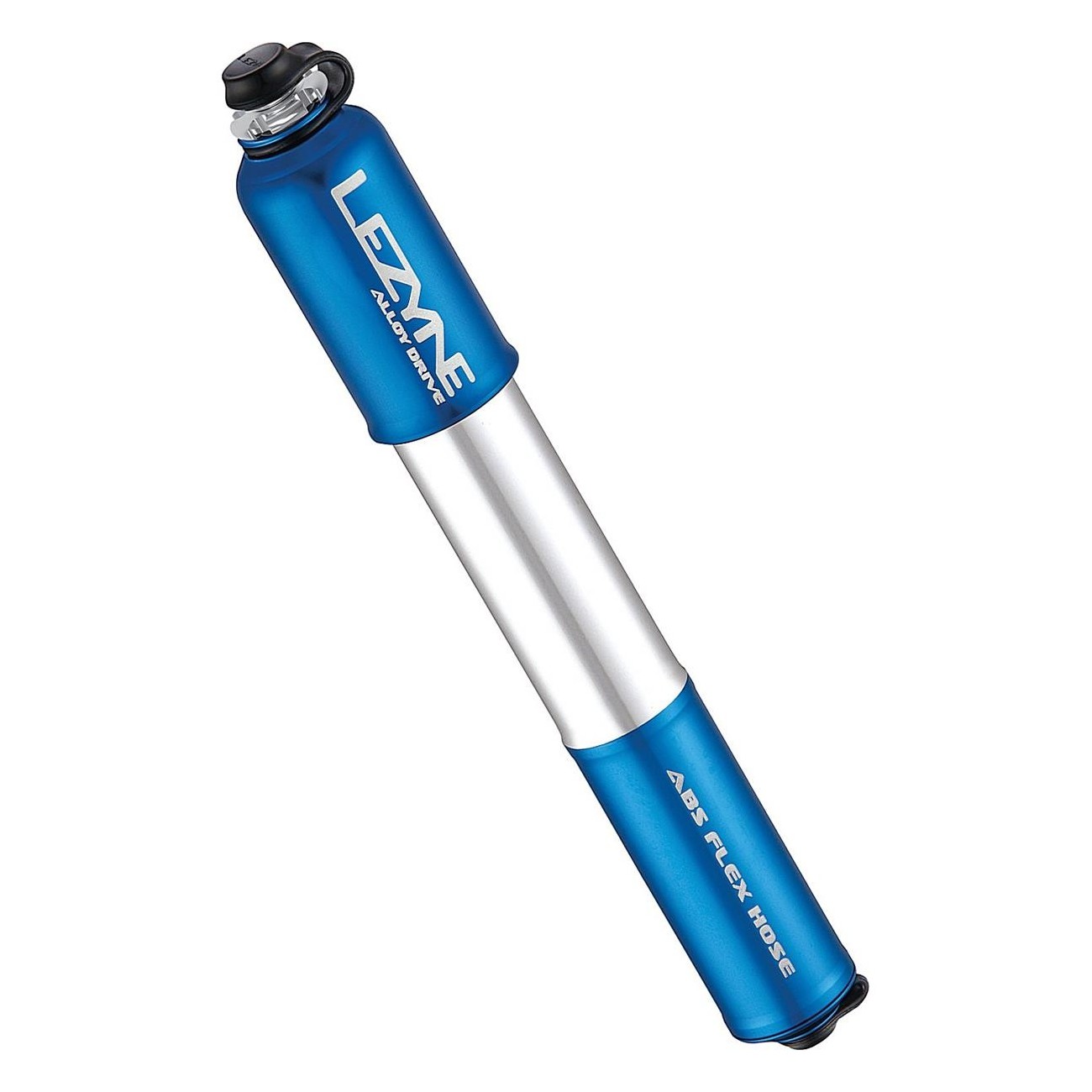 Bomba de Mano Lezyne CNC Drive Media Azul - Ligera y Compacta para Ciclistas - 1