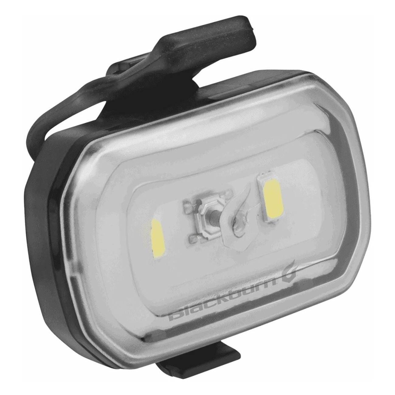 LED Front Light 60 Lumen USB IP65 Black with 2 Lighting Modes and Silicone Mounting - 1