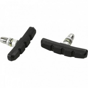 Pattini Freno MTB 70mm Nero con Dado Centrale - Confezione da 10 Coppie MVTEK - 1 - Pattini - 8005586179487