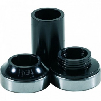 Fiend Black 19mm Bottom Bracket with Sealed R12 Bearings and Engraved Logo - 1