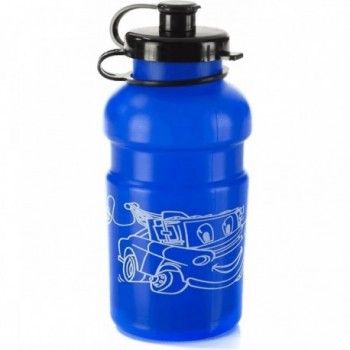 Blaue Kindertrinkflasche 300ml aus Polyethylen, leicht und tragbar - 1