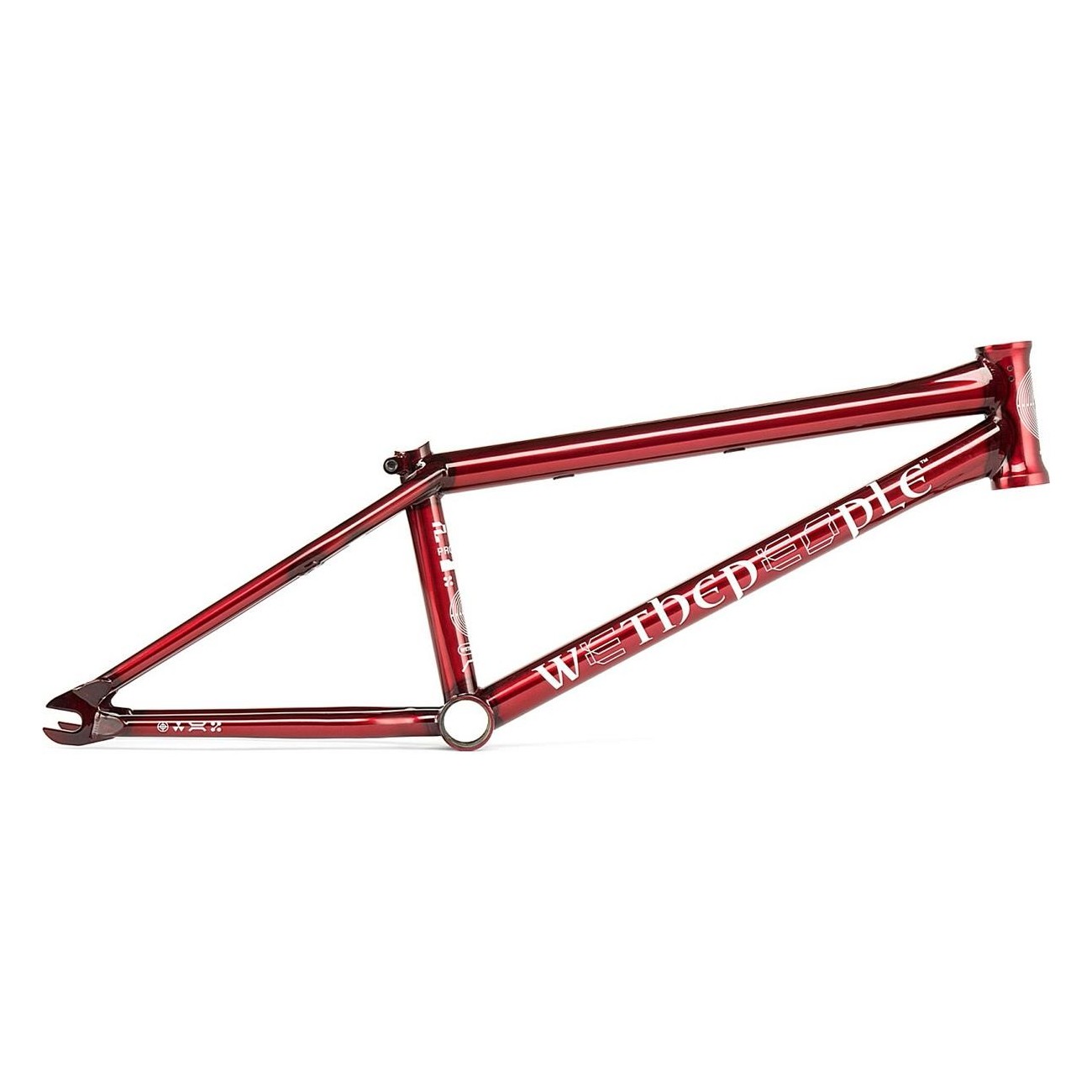 Cadre Prodigy 18' en Rouge Translucide avec Tube Supérieur 17.75'' - 1