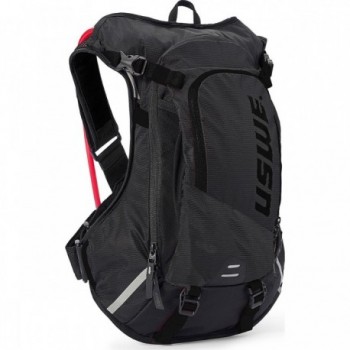 USWE MTB Hydro 12L Black Hydration Backpack with No Dancing Monkey System - 1