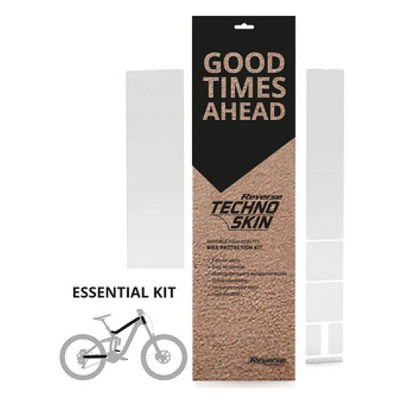 Kit Esencial TechnoSkin Brillante para Protección de Bicicleta - 1