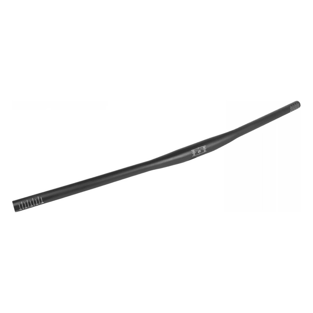 MTB Lenker M-Wave Flach aus Aluminium Schwarz 31.8mm x 780mm - 1