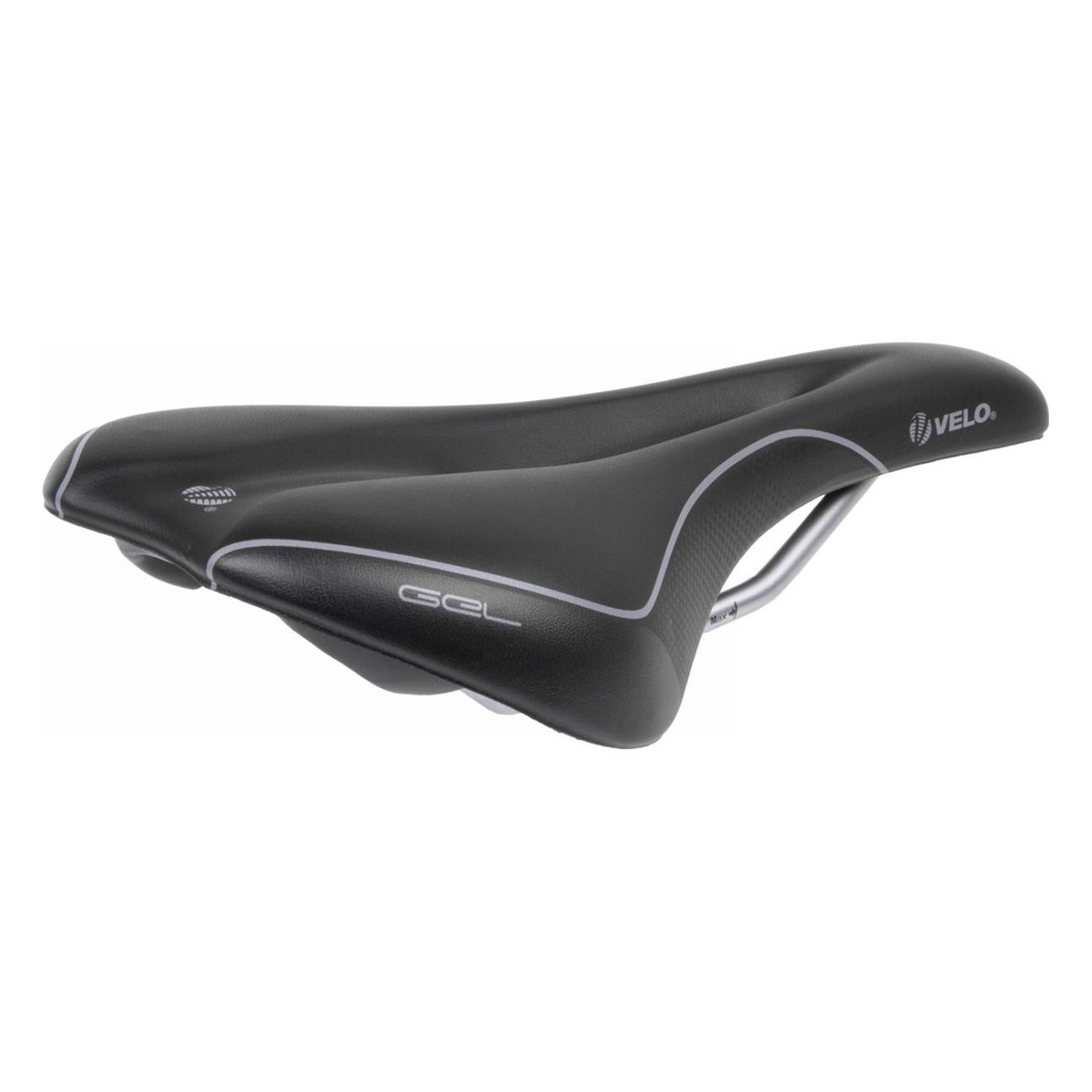 Sella Velo Speedflex Vacu FC 269x143 mm 346g Nero - Sella da Corsa Multiuso, Design Sportivo e Confortevole, Impermeabile e Resi