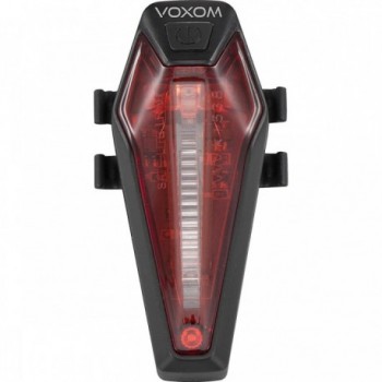 Voxom LH7 Bike Rear Light - LED, IPX4 Waterproof, 220° Visibility, USB Rechargeable - 1