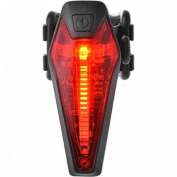 Luz Trasera para Bicicleta Voxom LH7 - LED, Impermeable IPX4, 220° Visibilidad, Carga USB - 2