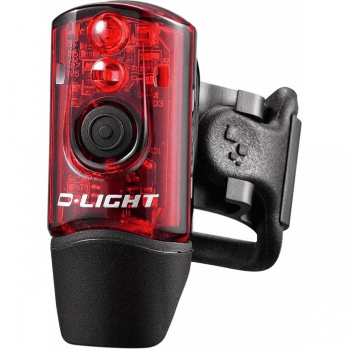 USB wiederaufladbares Rücklicht D-Light CG-214R LED mit 4 Funktionen für Fahrrad - 1