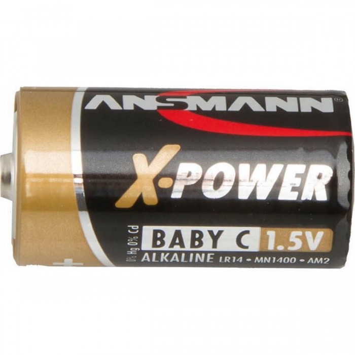 Alkaline Batterien C LR14 1.5V - 2er Set im Blister - 1