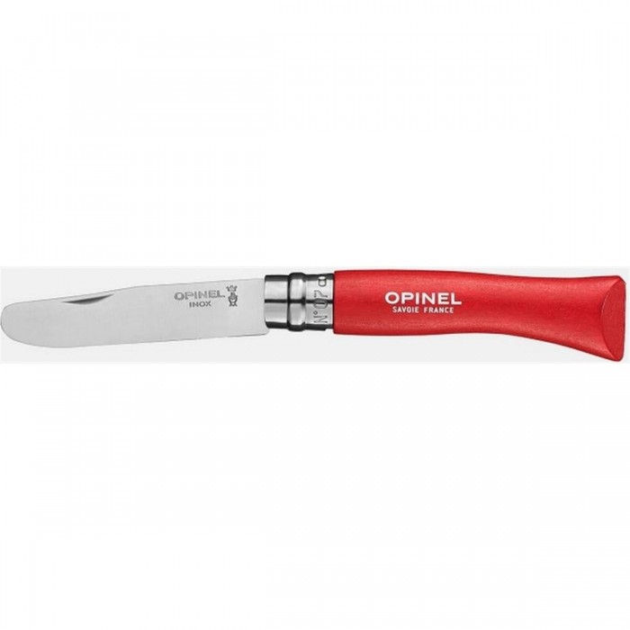 Mon Premier Opinel Rouge - Couteau Sûr pour Enfants avec Lame Arrondie (Pack de 6) - 1