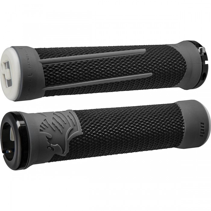 MTB ODI AG2 Signature Lock-On 2.1 Grips Black-Graphite 135mm - 1