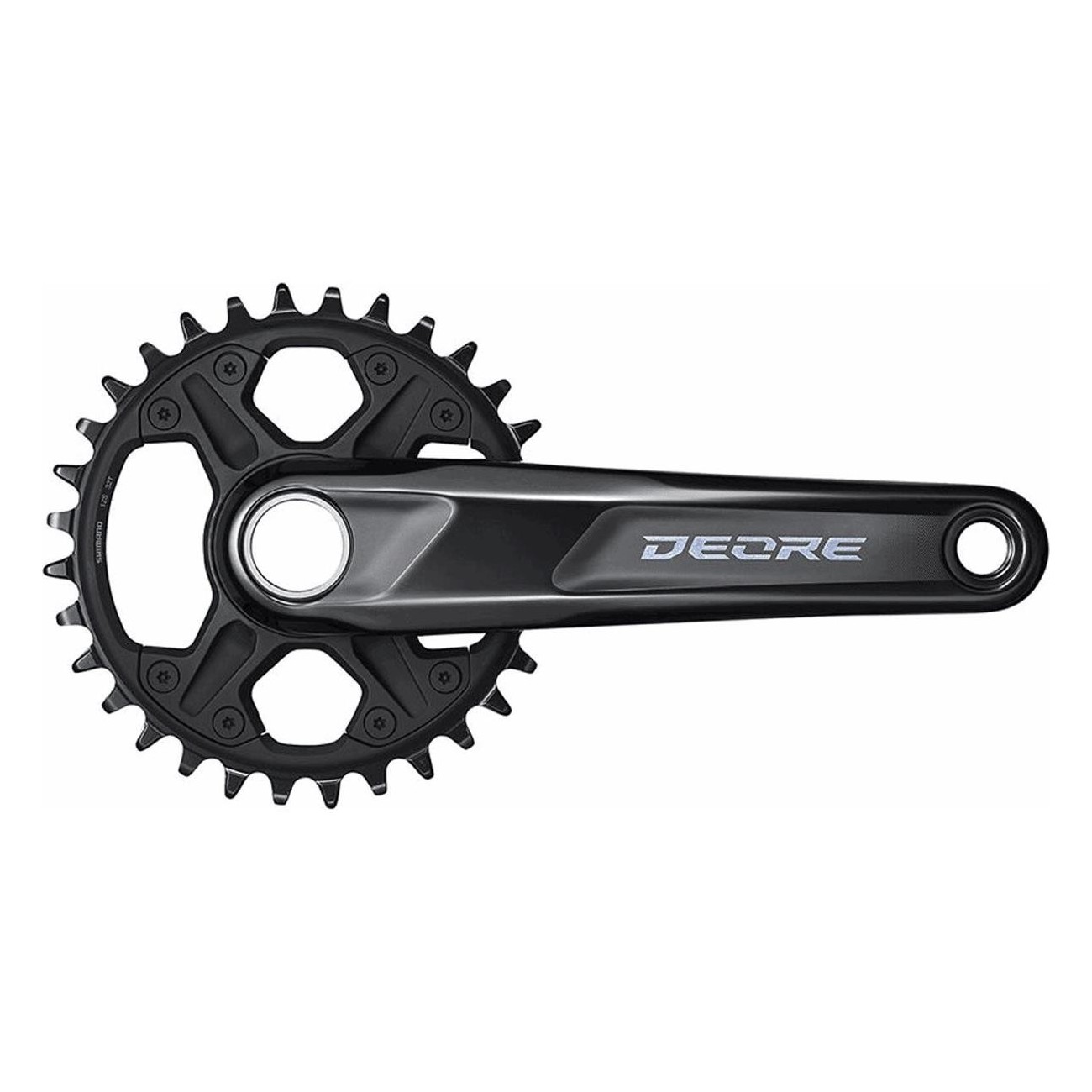 Shimano Deore SL-M6100 Crankset 1x12V, 32T, 175mm, Black - Performance & Reliability - 1