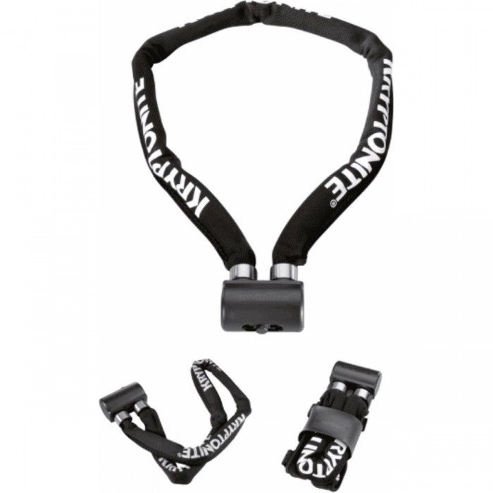 Keeper 695 Chain 6mm, 950mm with Key, Black - Bicycle Security - 1