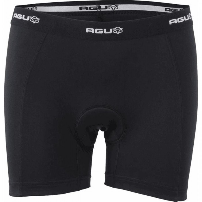 Sportliche Untershorts für Damen Schwarz mit atmungsaktivem Polster GREEN95 - Größe L - 1