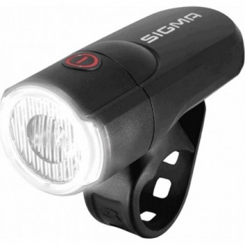 AURA 30 Bike Front Light, 30 Lux, 2 Modes, AA Batteries Included, 40m Beam - 1