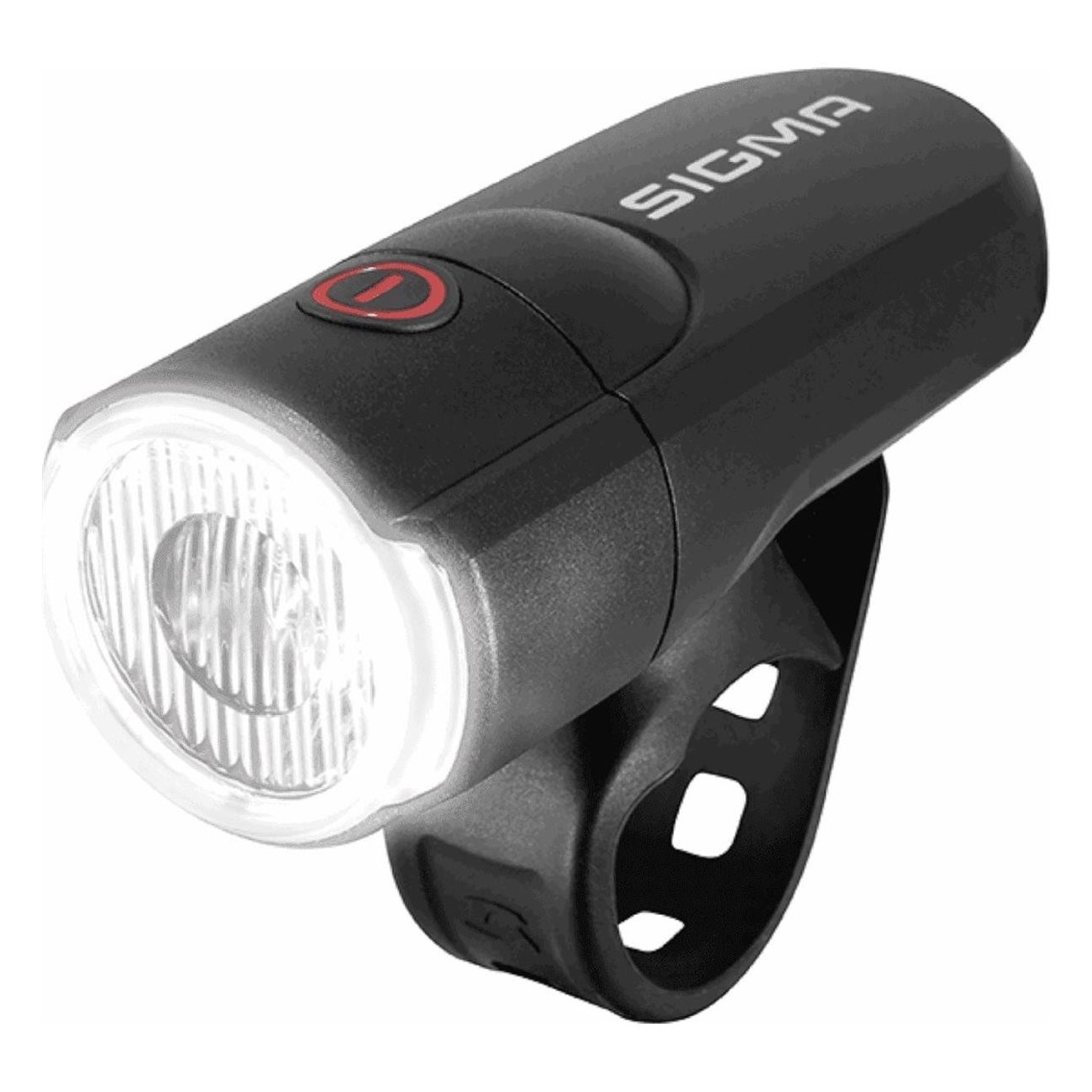 AURA 30 Bike Front Light, 30 Lux, 2 Modes, AA Batteries Included, 40m Beam - 1