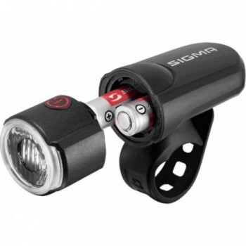 AURA 30 Bike Front Light, 30 Lux, 2 Modes, AA Batteries Included, 40m Beam - 6