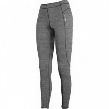 Pantalon Intime Thermique en Laine Mérinos Gris Mélangé - Taille S - 1