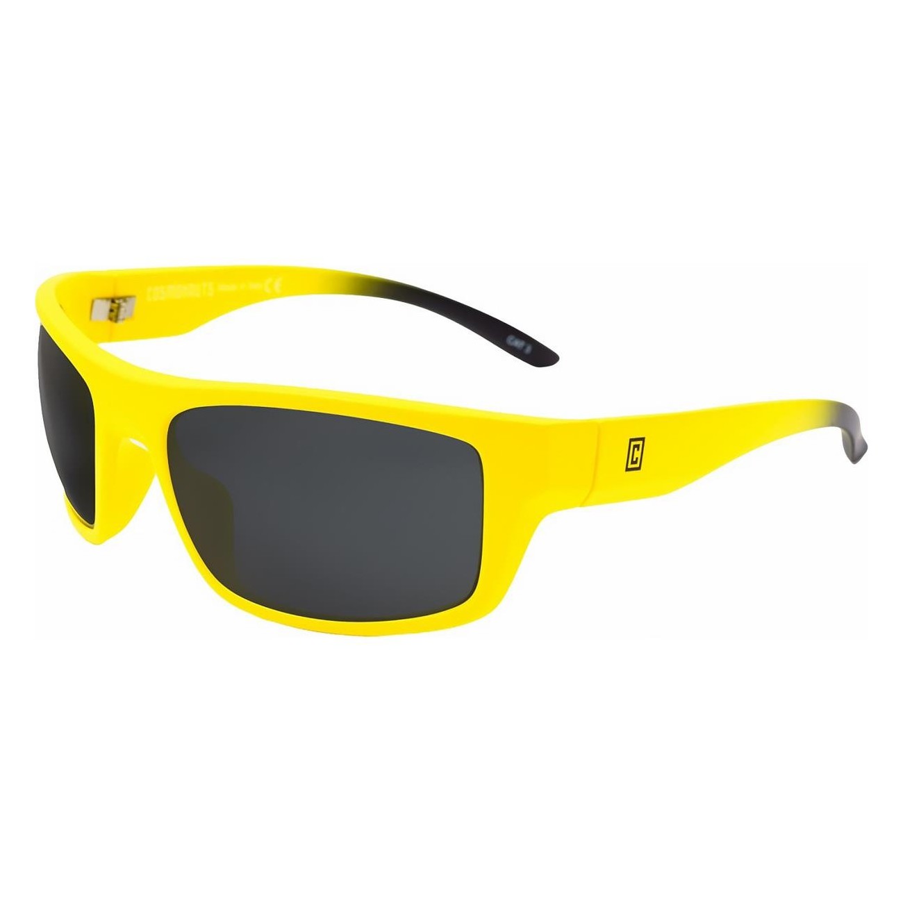 Occhiali Multisport Cosmonaut Match Point Giallo UV400, Lente Cilindrica Categoria 3, Taglia Unica - 1 - Occhiali - 805750680050