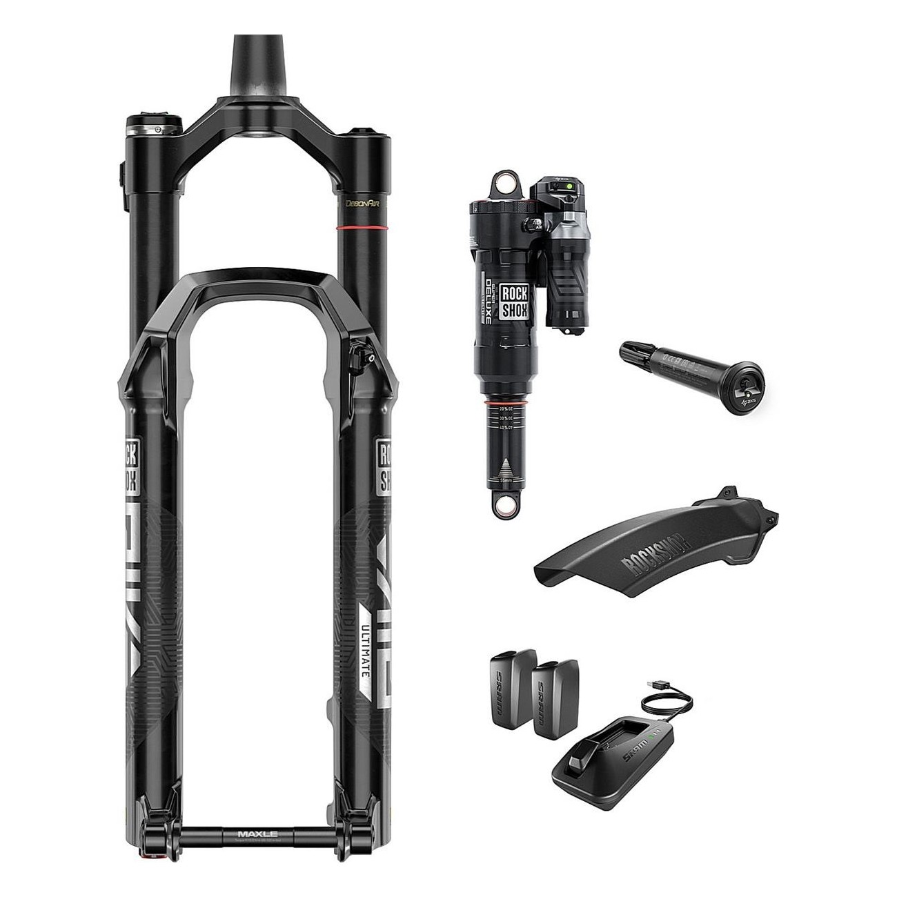 Kit Rockshox Flight Attendant pour Canyon Neuron 2021-2022: Fourche Pike 29' 140mm - 1