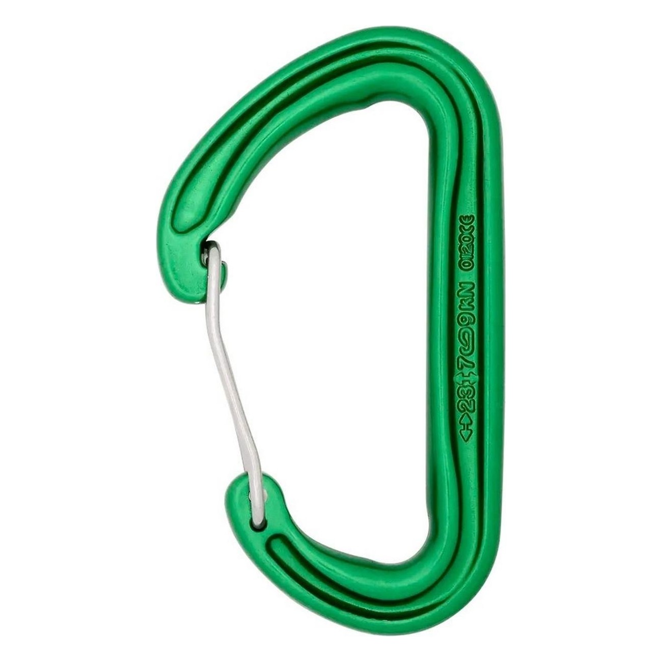 Moschettone da Arrampicata Phantom Snapgate Verde - Leggero 28g e Affidabile - 1 - Moschettoni - 5031290196239