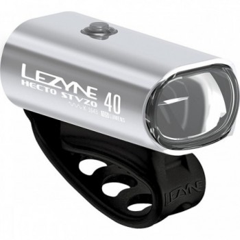 Hecto Drive 40 StVZO Silver LED Bike Light - Safety and Visibility - 1