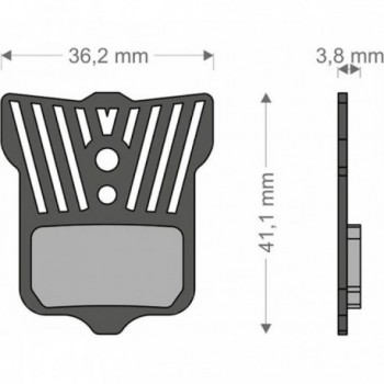 Lightech Brake Pads for Avid Elixir and SRAM XX/X0/DB/Level - 1