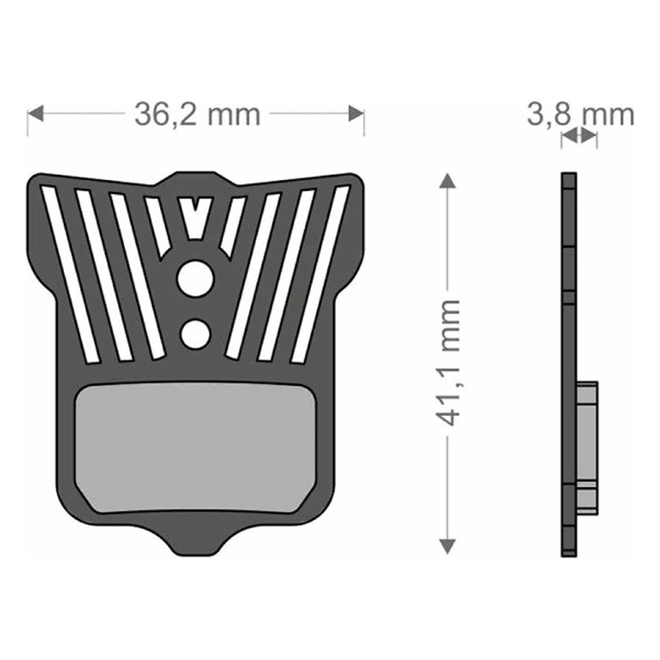 Lightech Bremsbeläge für Avid Elixir und SRAM XX/X0/DB/Level - 1