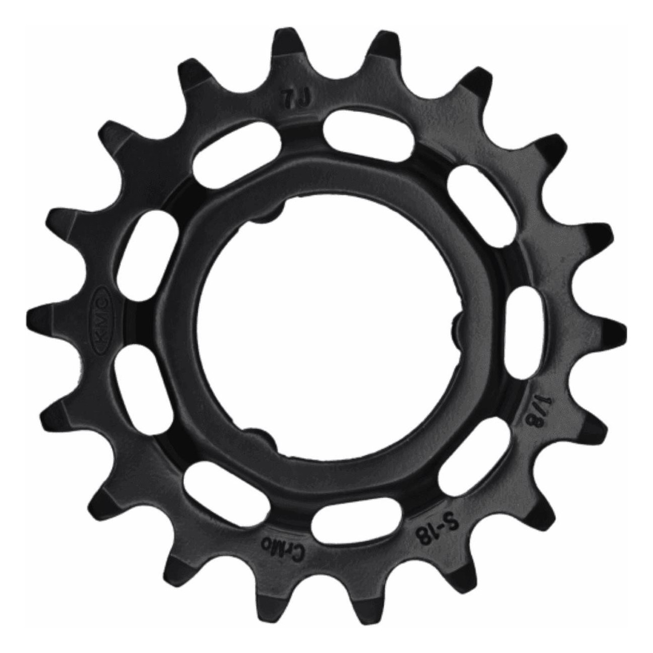 Shimano 18T 1/8 Steel Chrome Plated Sprocket for E-Bike 1V - 1