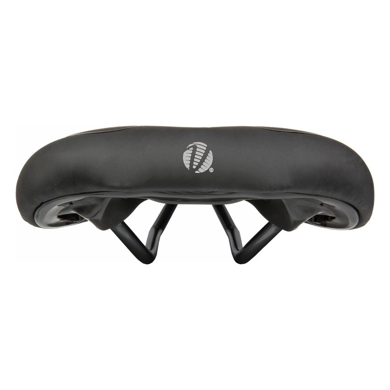 Selle Velo Fit Athlete BC XL 275x163 mm Noir/Argent Route et VTT - Zone de Confort XL - 2